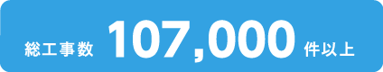 総工事数101,000件以上